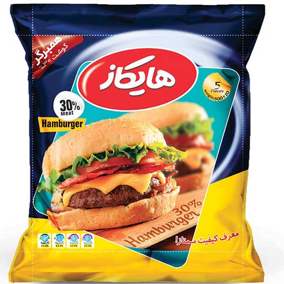 نایلون بسته بندی همبرگر